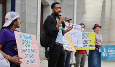 Environmentalists protest PGW and Mayor Parker