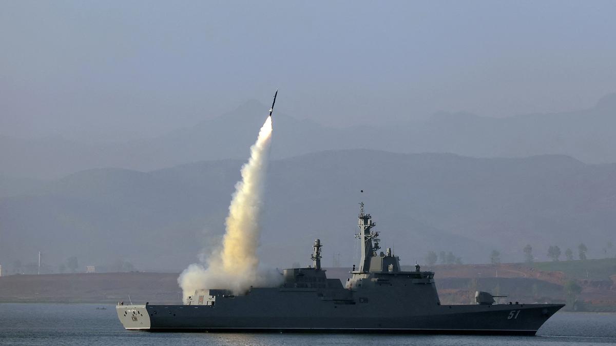 North Korea test-fires missiles from its newly launched destroyer