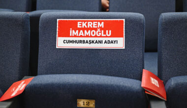 Arrested Ekrem Imamoglu's seat remained empty as CHP convenes extraordinary congress