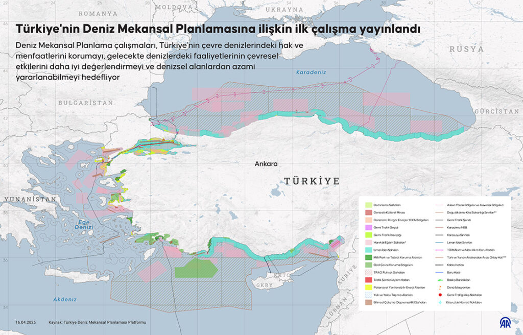 Regarding the "Marine Spatial Planning" declared by Greece in accordance with EU legislation, the Ministry of Foreign Affairs said, "We emphasize once again that Greece's unilateral claims will not have any legal consequences for our country."
