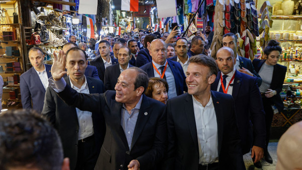 France's Macron meets Egypt's al-Sisi for Gaza talks