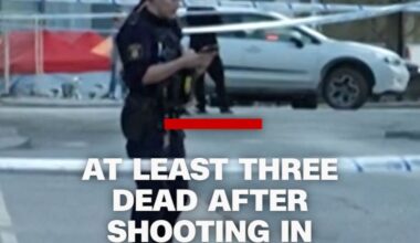 At least three dead after shooting in Sweden