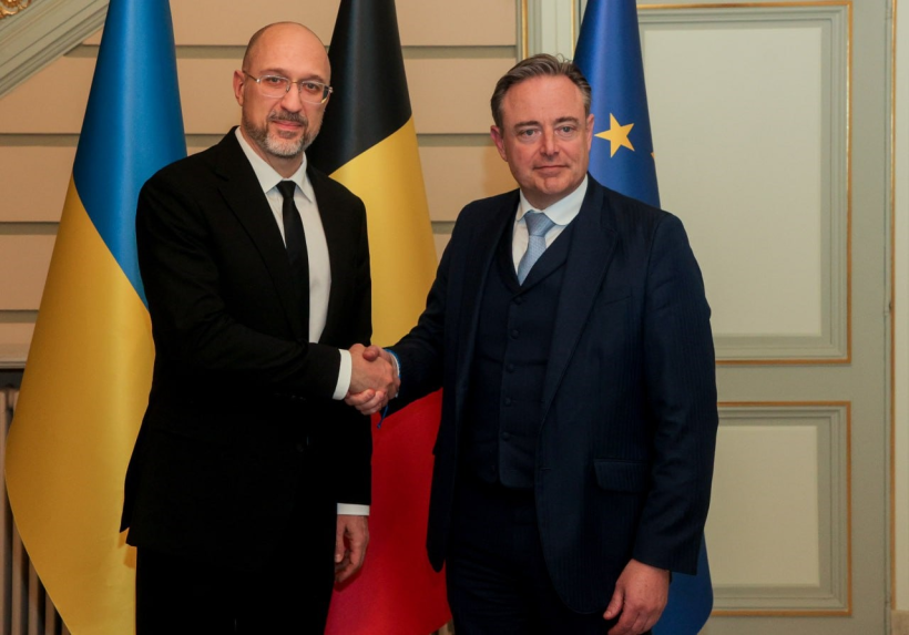Shmyhal and Belgian PM Discuss Defense, Healthcare, and EU Integration