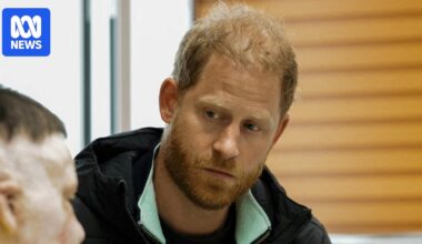 Prince Harry meets war victims in unannounced trip to hospital Lviv in Ukraine
