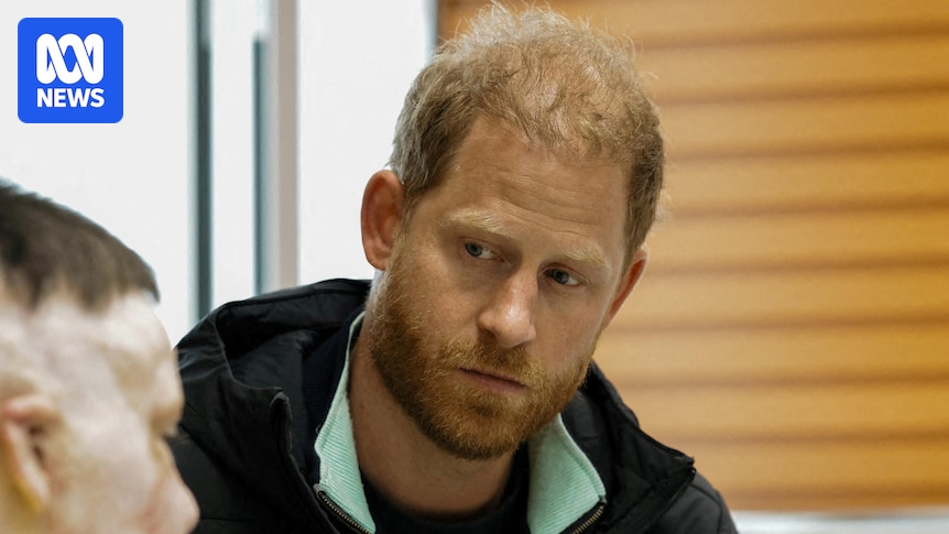 Prince Harry meets war victims in unannounced trip to hospital Lviv in Ukraine