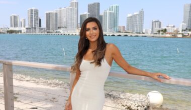 Eva Longoria on March 17, 2025 in Miami Beach, Florida.