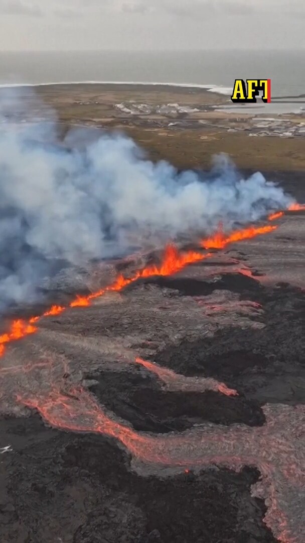 Evakueringsirener ljuder över Grindavik