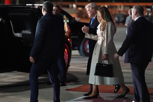 DN Direkt - Trump framme i Rom inför påvens begravning