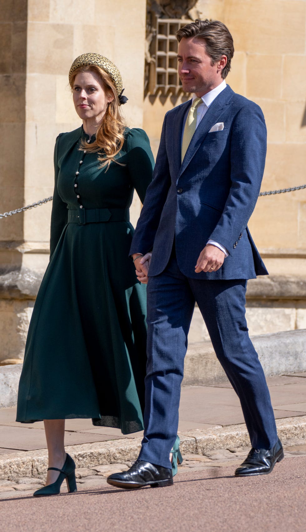 King Charles III And Queen Camilla Attend The 2025 Easter Service At St George's Chapel