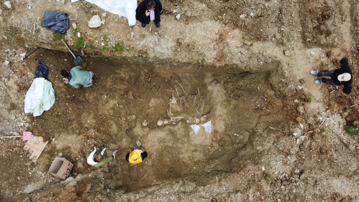 Greece’s dark past is uncovered after 33 bodies are found in a civil war-era mass grave