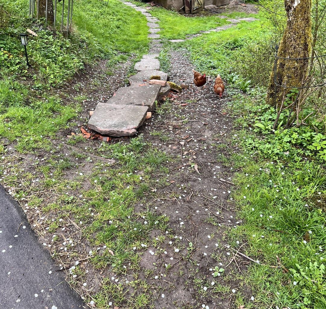 Gestaltung Auffahrt