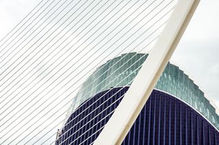 Abstract architecture photos of the City or Arts and Sciences in Valencia, Spain