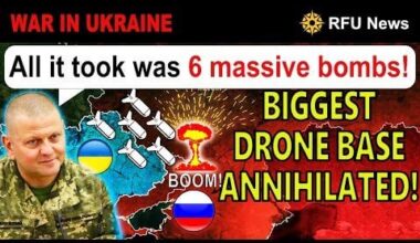 Ukrainian Bombs Rip Through Strategic Russian Base, Producing up to 9,000 Drones/Month! | RFU News