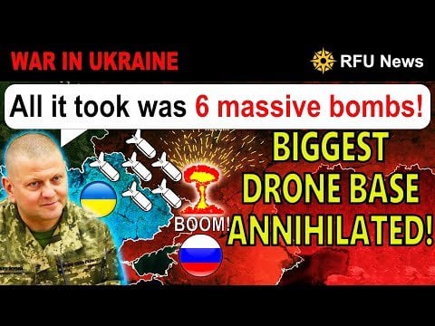 Ukrainian Bombs Rip Through Strategic Russian Base, Producing up to 9,000 Drones/Month! | RFU News