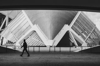 Abstract architecture photos of the City or Arts and Sciences in Valencia, Spain