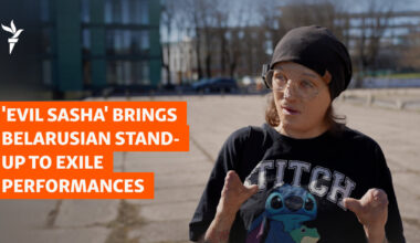 'Evil Sasha' Brings Belarusian Stand-Up To Exile Performances