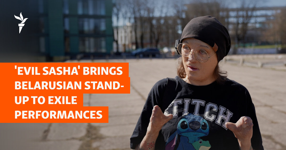 'Evil Sasha' Brings Belarusian Stand-Up To Exile Performances