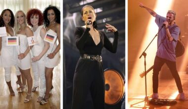Deutsche ESC-Flops: die Girlgroup „No Angels“ 2008, Sängerin Ann-Sophie 2015 und Sänger Malik Harris 2022.