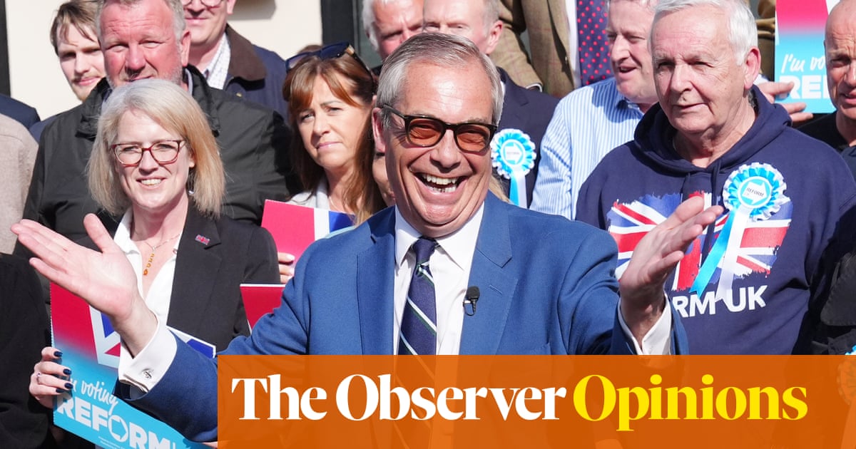 The May elections are a perfect opportunity for Nigel Farage to peddle his politics of grievance | Andrew Rawnsley
