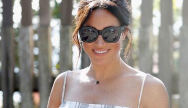 Meghan Markle loves a striped summer dress and I could totally see her in this chic high street midi