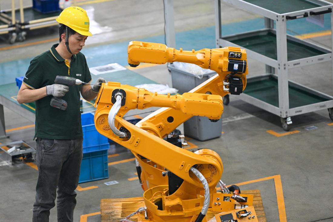 Estun Nanjing Roboter Produktion in China