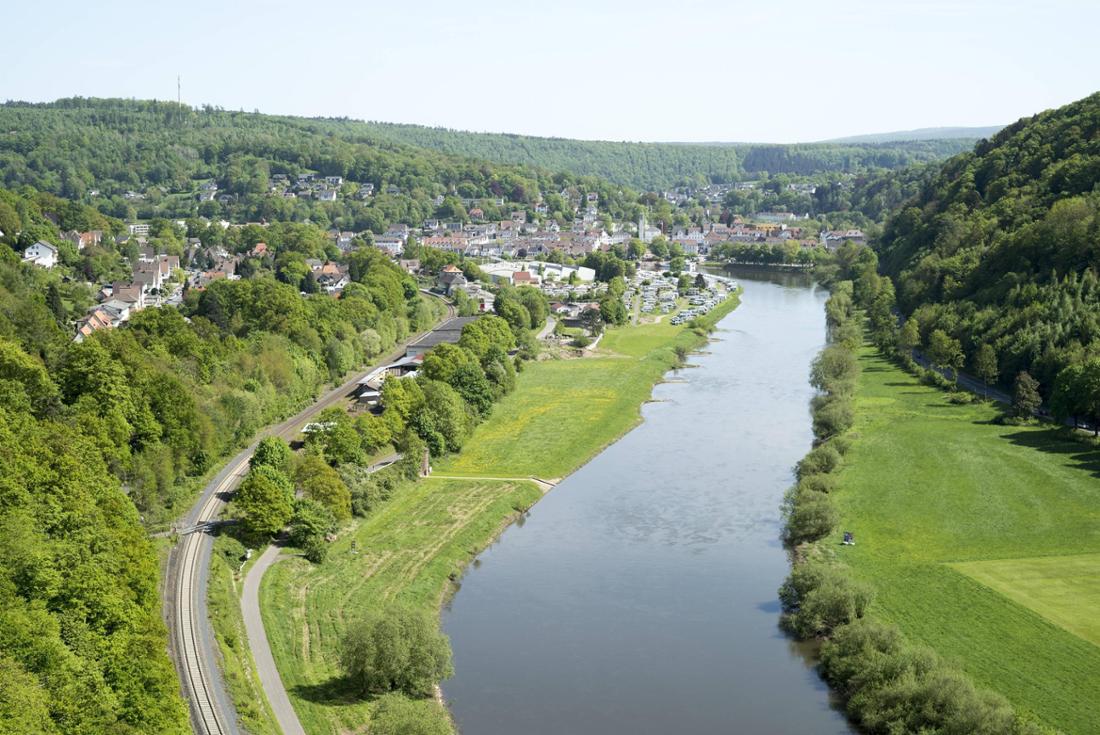 Wesertal, Weser-Radweg, Deutschland