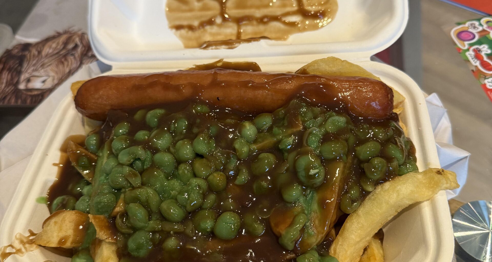 I can’t believe I can still get this for £4 from my local chippy. In this day and age.