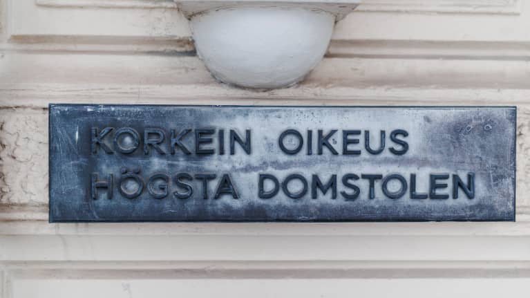 Korkein oikeus Helsingin Pohjoisesplanadilla 15. joulukuuta 2022.