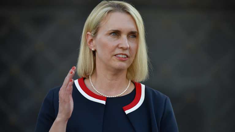 Bridget Brink aloitti Ukrainan suurlähettiläänä toukokuussa 2022.