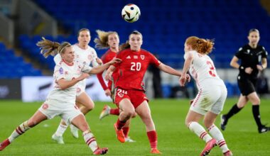 Ceri Holland injured in Wales Women's Nations League defeat to Denmark