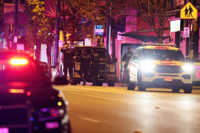 Policía de Vancouver acude al lugar del ataque 