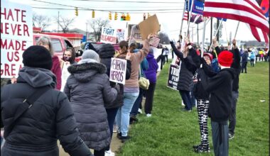 Wauseon Protesters Brave Weather To Oppose Government Efficiency Measures