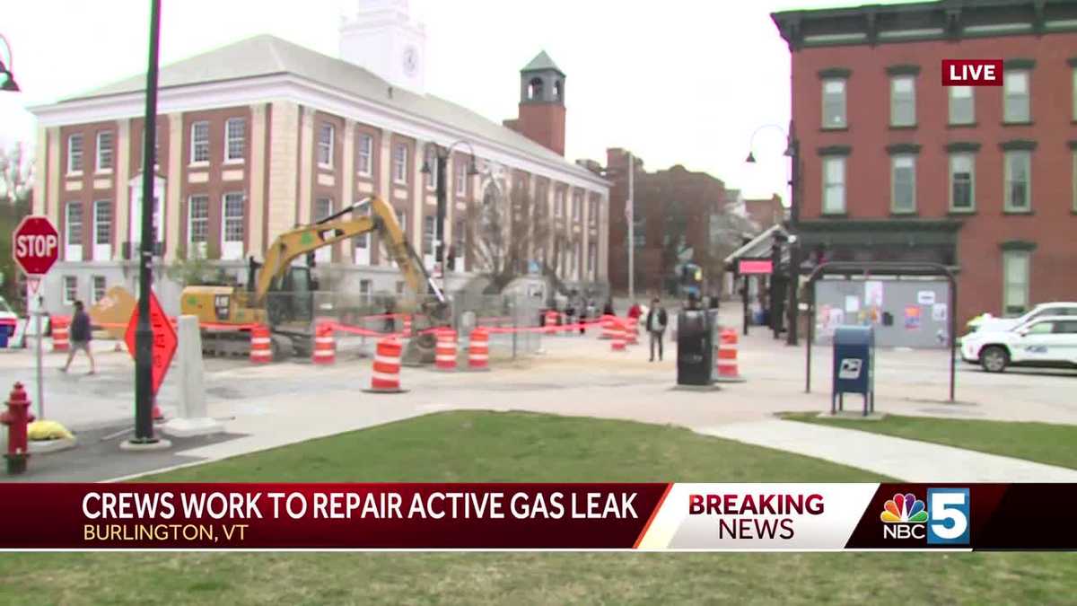 Broken gas on Main Street line triggers evacuations in Burlington