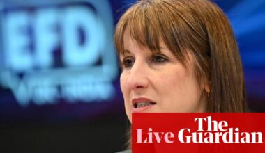 GDP growth an ‘encouraging sign but we are not complacent’, says Reeves – UK politics live | Politics