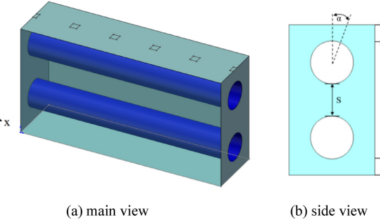 Numerical study on falling film flow outside the refrigerant tube