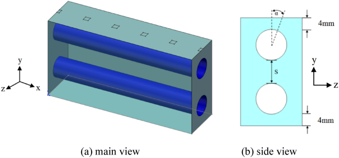 Numerical study on falling film flow outside the refrigerant tube