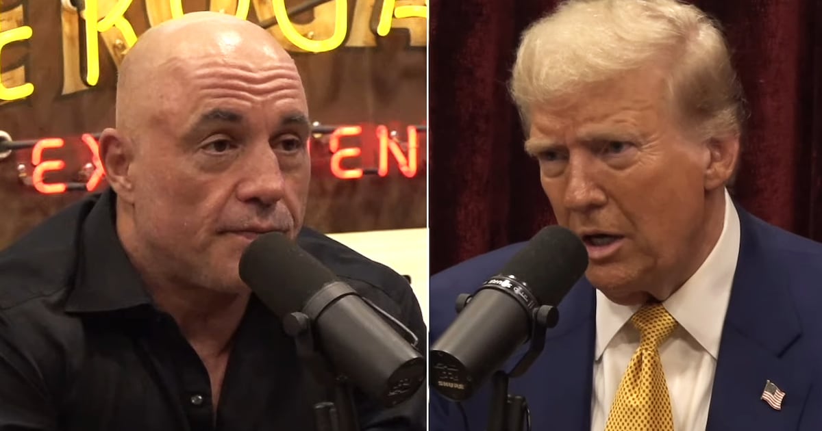 Trump Backs Conservative Author Who Confronted Joe Rogan to His Face