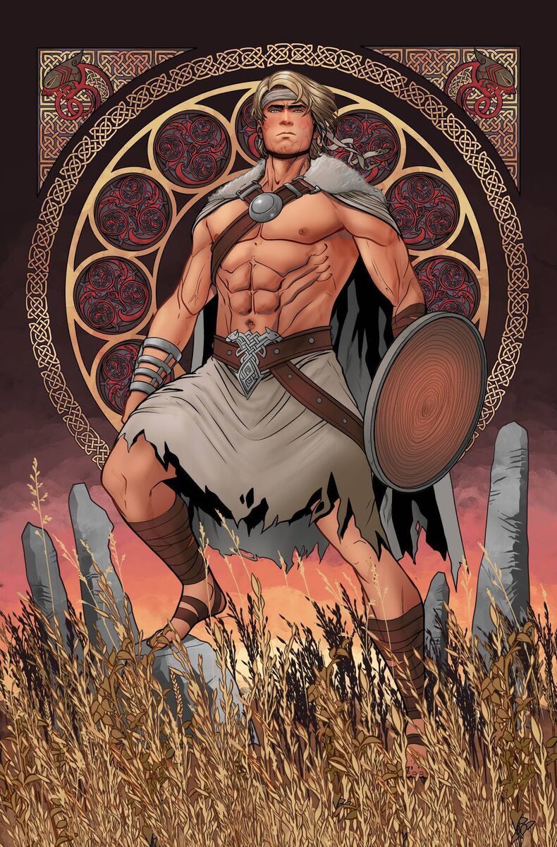 Ancient Irish demigod Setanta / Cú Chulainn has been reimagined innumerable times including, in this instance, by Cork comic book artist Will Sliney.
