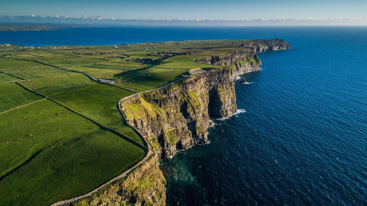 The Cliffs of Moher. Clare County Council says visitor numbers this February at the Cliffs of Moher Experience were on a par with the same month last year. File picture: AirSwing Media