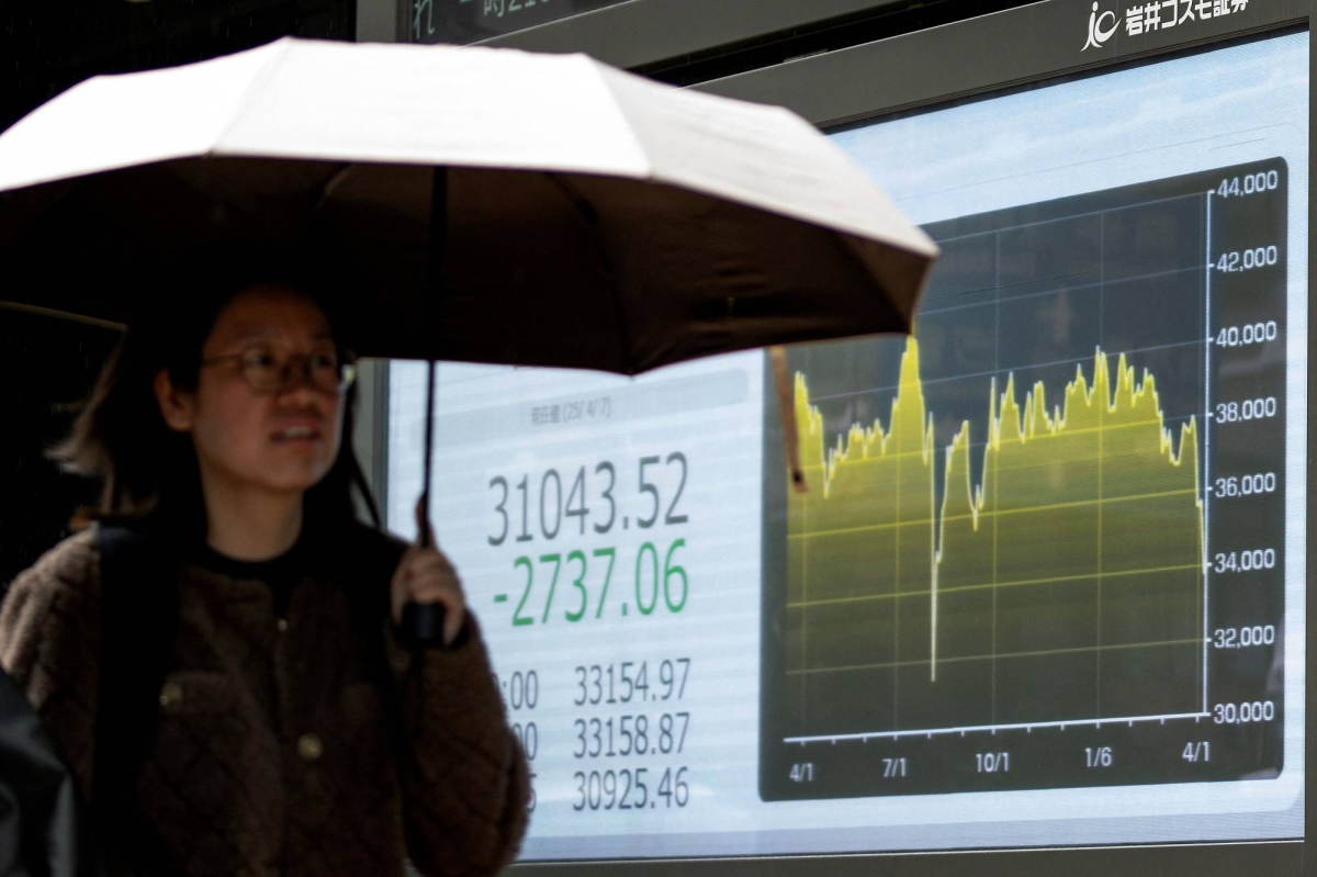 Nikkei index jumps 3% as U.S. tariffs fuel volatility
