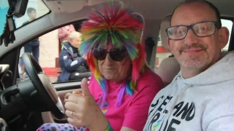 Pride Shetland founder Kerrie Meyer (left) praised the local community for its support