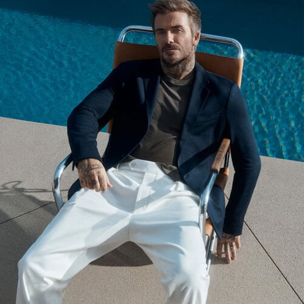 Boss dévoile une première capsule casual chic avec David Beckham