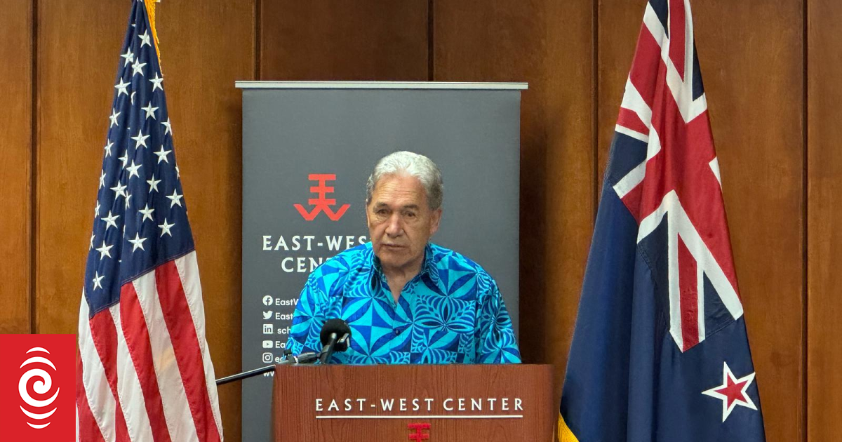 Winston Peters says talk of 'trade war' is 'hysterical', 'short-sighted'