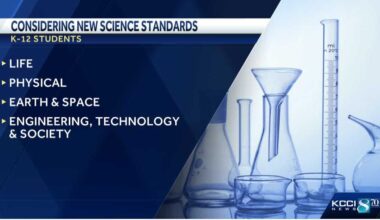 Iowa Board of Education to consider revising K-12 science education standards