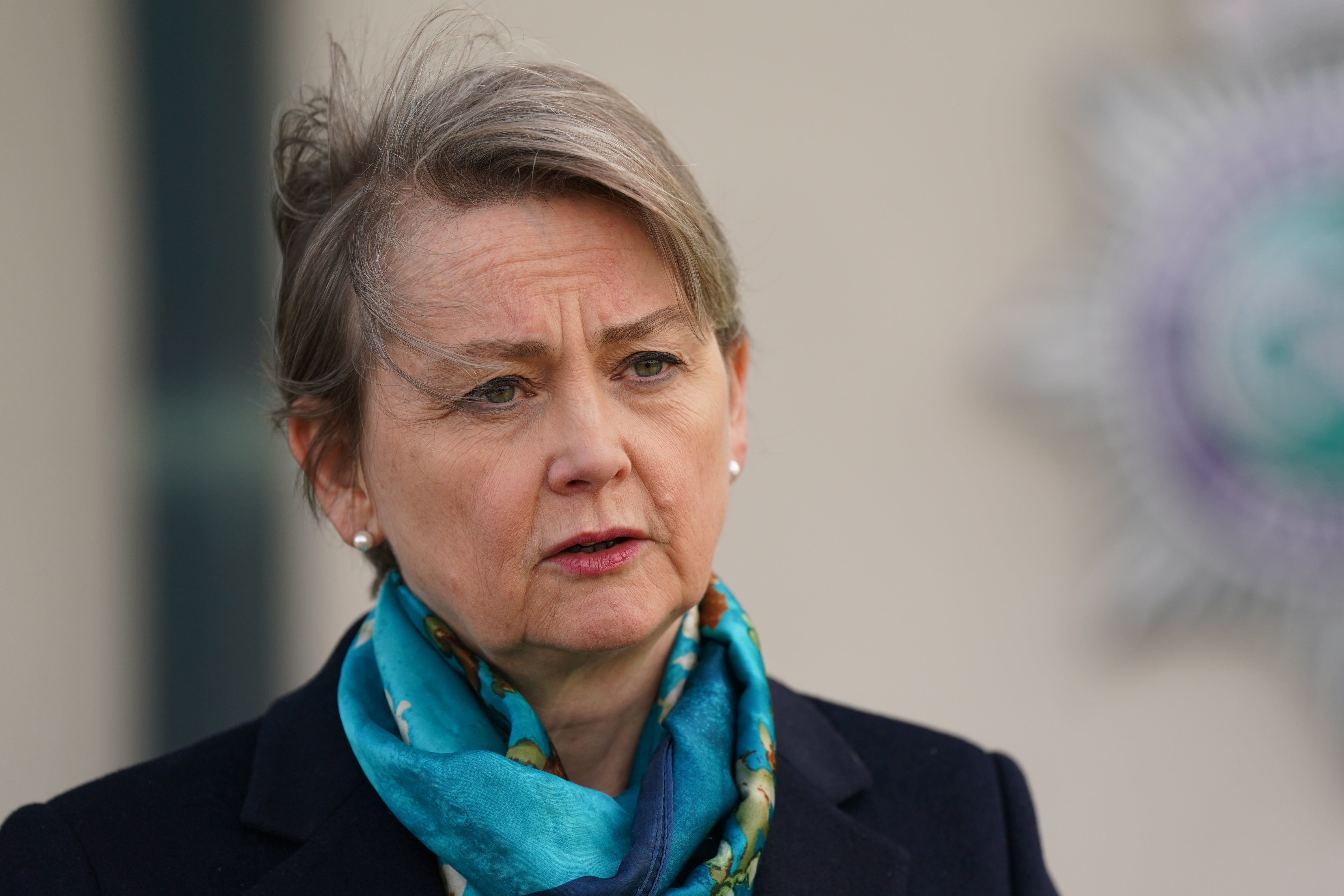 Home Secretary Yvette Cooper said her thoughts were with the victims (Jacob King/PA)