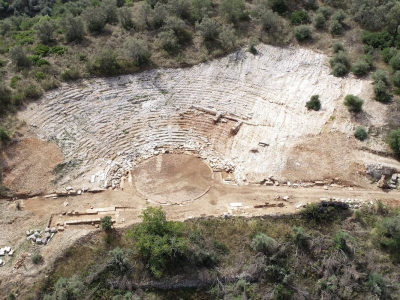 Excavations in Ancient Leucas Fully Reveal the First Theater Discovered in the Ionian Islands