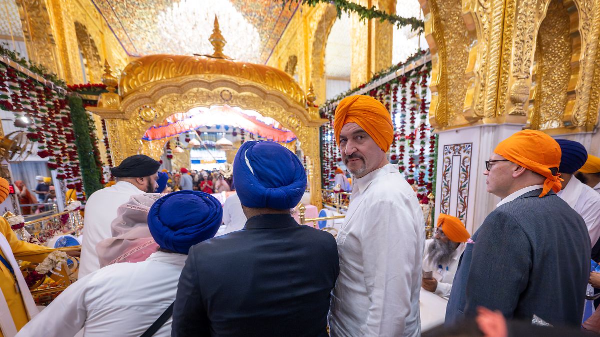 EU orientiert sich neu: Söder sucht mit Turban nach Verbündeten in Indien
