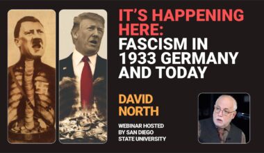 Webinar with David North: “It’s happening here: Fascism in 1933 Germany and today”