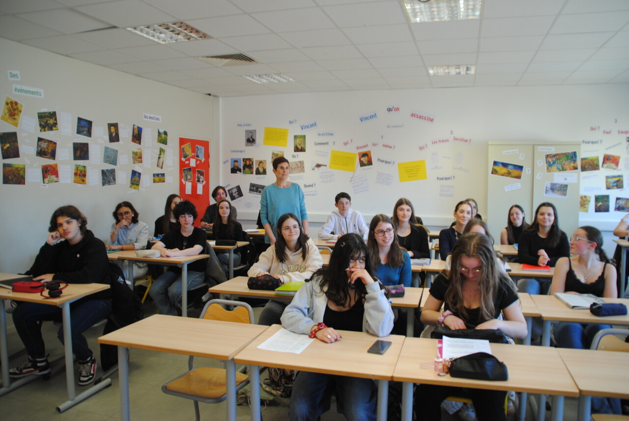 Des élèves du lycée de Eu plongent dans le mystère Van Gogh
