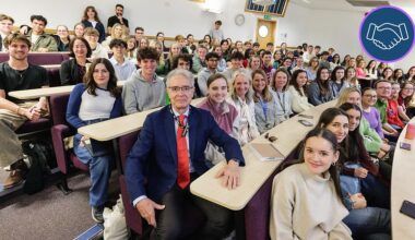 The Spanish Ambassador delivers a talk on Global challenges
